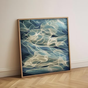 Water Abstract H2O #61 - Art Print on Canvas, various sizes