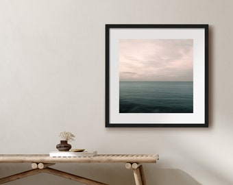 Kunst Fotografie "SEA & SKY SCAPE" - Fotoabzug ungerahmt 38x38