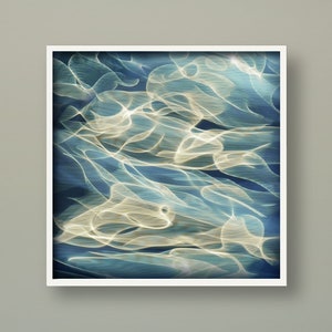 Water Abstract H2O 61 photo print unframed, various sizes image 6