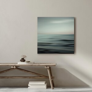 Abstract sea photography | Calm waves in green-blue & pink | WAVES OF CALM image 5