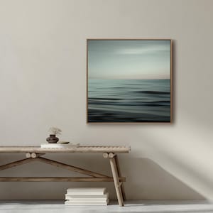 Abstract sea photography | Calm waves in green-blue & pink | WAVES OF CALM image 4
