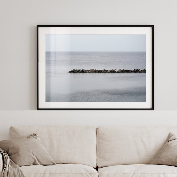 Kunstfotografie "Breakwater" - fotoprint of canvasprint zonder lijst, verschillende maten