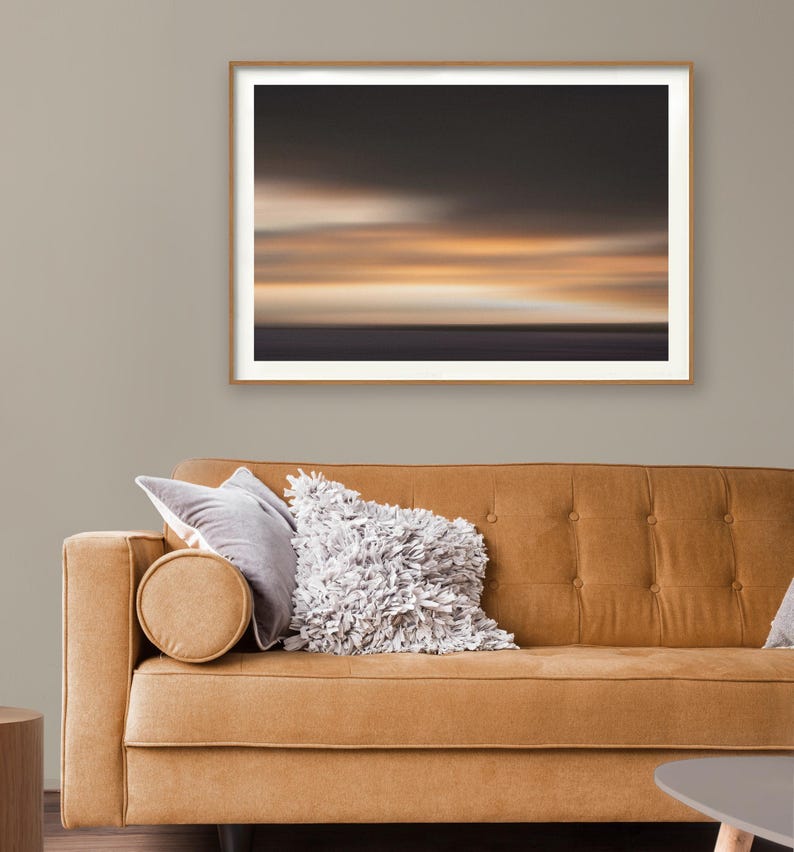 Abstract landscape in golden tones | minimalist photographic art | DREAMSCAPE #14 image 5