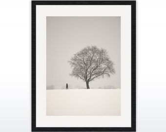 Art photography "WINTER WALK" - photo print unframed or canvas print, various sizes