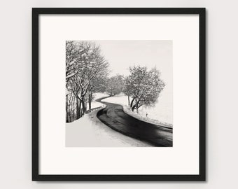 Art photography "WINDING ROAD" - photo print unframed or canvas print, various sizes