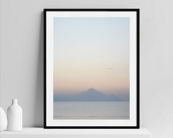 Kunstfotografie "MOUNT ATOS" - Fotoabzug ungerahmt oder Leinwanddruck, verschiedene Größen