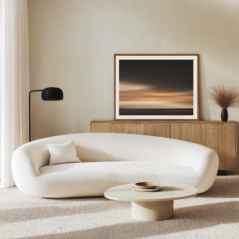 Abstract landscape in golden tones | minimalist photographic art | DREAMSCAPE #14 image 2