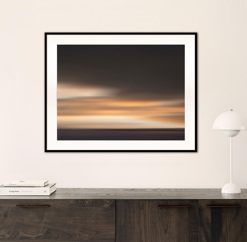 Abstract landscape in golden tones | minimalist photographic art | DREAMSCAPE #14 image 3