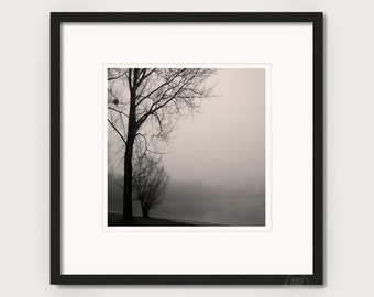 Art photography "FOGGY DAY" - photo print unframed or canvas print, various sizes