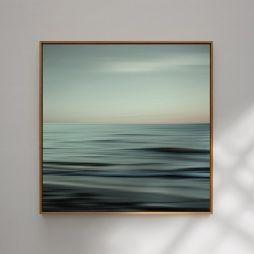 Canvas picture "WAVES OF CALM" - 60 x 60 cm