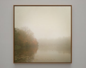 Art photography "FOGGY RIVER" - photo print unframed or canvas print, various sizes