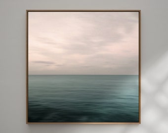 Kunstfotografie "SEA & SKY SCAPE" - fotoprint zonder lijst of canvasprint, verschillende maten