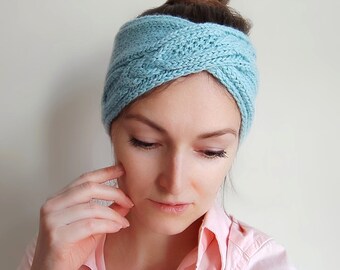 Headband for women knitting pattern - Cassandra Headband - PDF