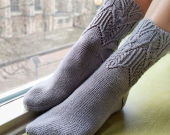 Villers Socks Knitting Pattern - PDF - Instand Download