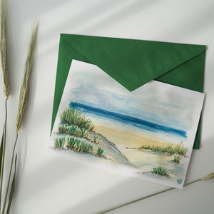 Karte "Strand" inklusive Umschlag