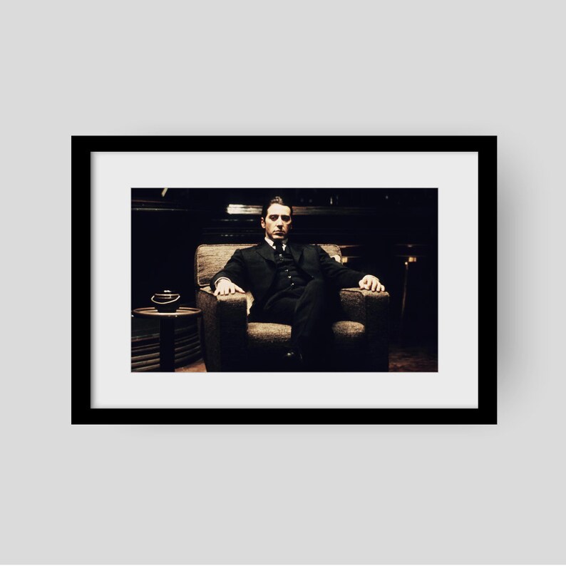 The Godfather Framed Photo Print Etsy