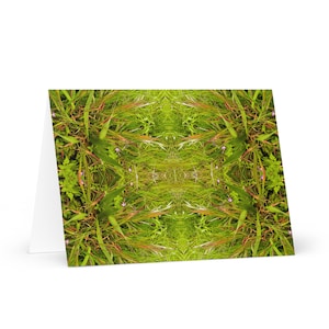 空白カード - H-Pinkness.com の Psychedelic Voyager アート コレクションより、Grass is Greener #2