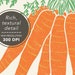 Carrot Wall Art Printable Seed Packet Art Print Farmhouse Decor Digital ...