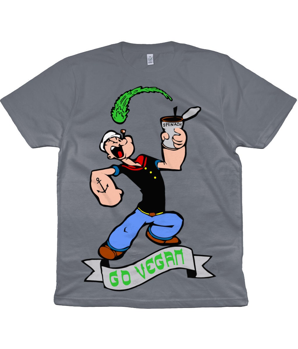EP01 Classic Jersey Unisex T shirt Popeye VEGAN1 Etsy