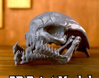Fichiers d'impression du modèle 3D Halo Elite Skull | Infini et légendaire | Image très détaillée | Cosplay, Déguisement, Extraterrestre, Décoration d'intérieur, uvres d'art, Variantes