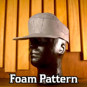 Hat and Cap Foam Pattern | For Cosplays, Costumes, Parties, Video Game and Anime Themed Accessory