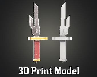 Jujutsu Kaisen Inverted Spear Inspired 3D Print Models | For Cosplay, Costumes, Prop