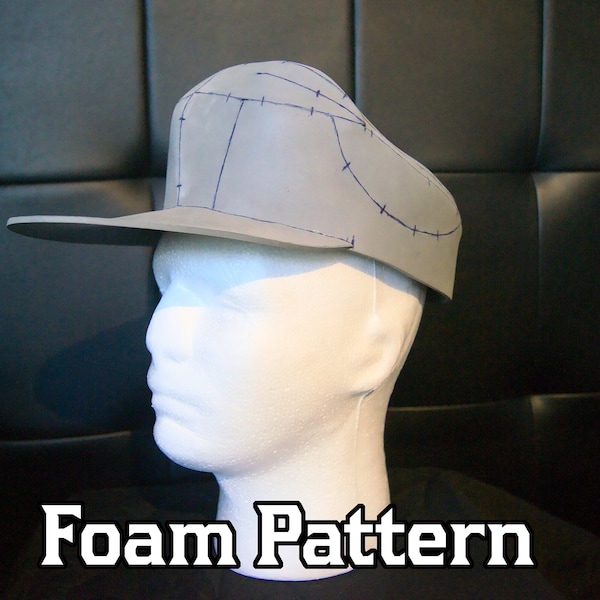 Hat Cap Foam Pattern | For Cosplays, Costumes, Parties