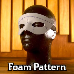 Venetian Traditional Mask Foam Pattern | Costume Accessory, Cosplays, Party, Face Accessory, Ball, Opera, Halloween Theatre Craft Template