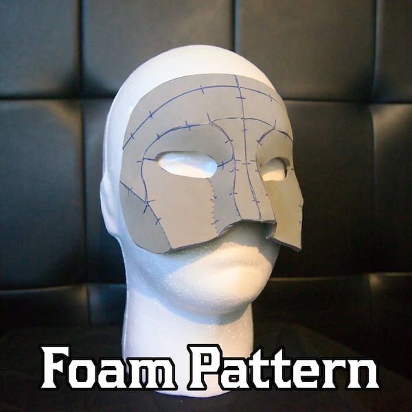 Masquerade Mask Foam Pattern | For Parties, Balls, Costumes, Cosplays