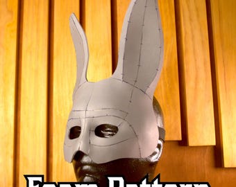 Motif en mousse de mascarade de masque de lapin | Pour Pâques, fêtes, bals, déguisements, cosplays
