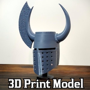 Winged / Horned Helmet 3D Print stl Model | For Medieval / Renaissance Cosplay, Costumes, Armour