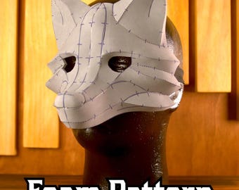 Masque en mousse pour loup, chien et renard | Accessoire de costume, Cosplays, Fêtes, Fursuit, Tête et visage, Animal, Modèle artisanal therian