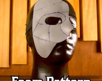 Demi-masque en mousse mascarade | Pour les fêtes, les bals, les déguisements, les cosplays