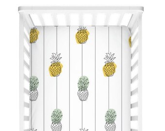 pineapple nursery bedding