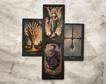 Witch Runes Oracle Deck – 13 Card Divination Set | Intuitive Witchcraft, Shadow Work & Ritual Cards
