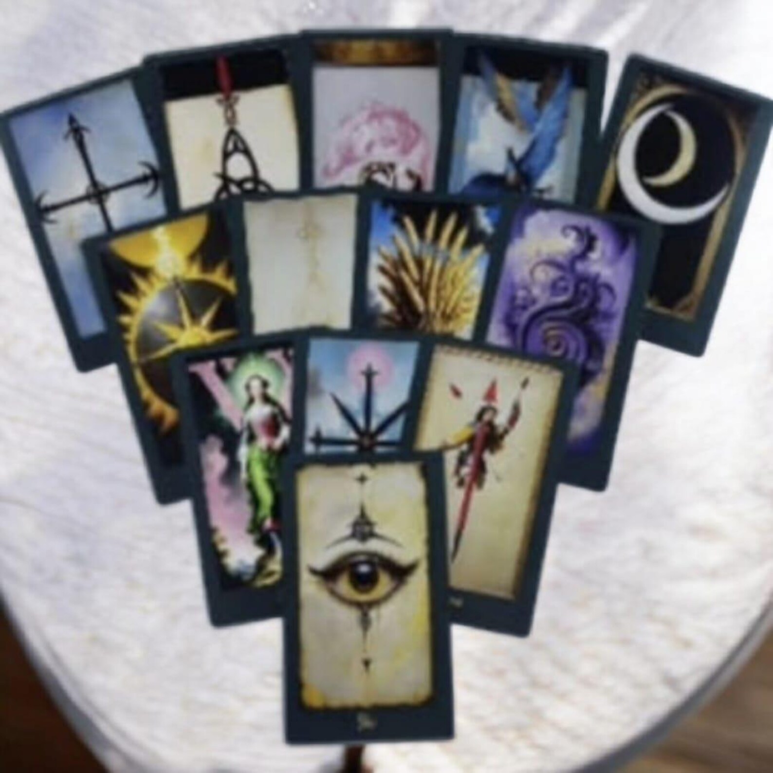 Orcaleo Ritual Witch Runes Oracle Deck – 13 Card Divination Set | Intuitive Witchcraft ...