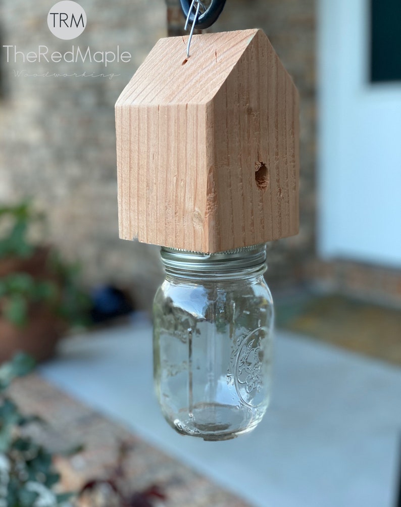 Wood Boring Bee Trap Wood Destroying Insect Trap 100 Etsy