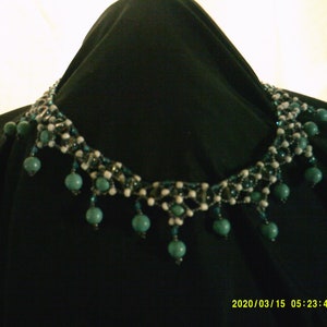 Dyed howlite Turquoise necklace