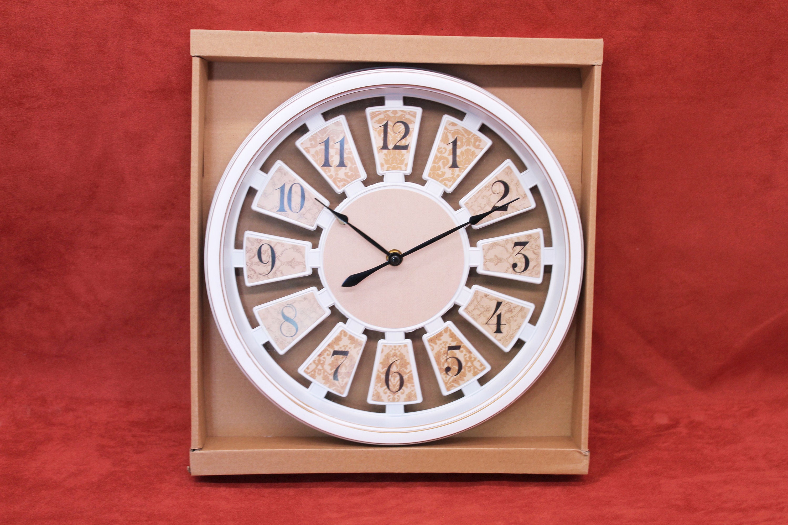 Wanduhr weiß klein rund Home Office Schlafzimmer Küche Modern | Etsy