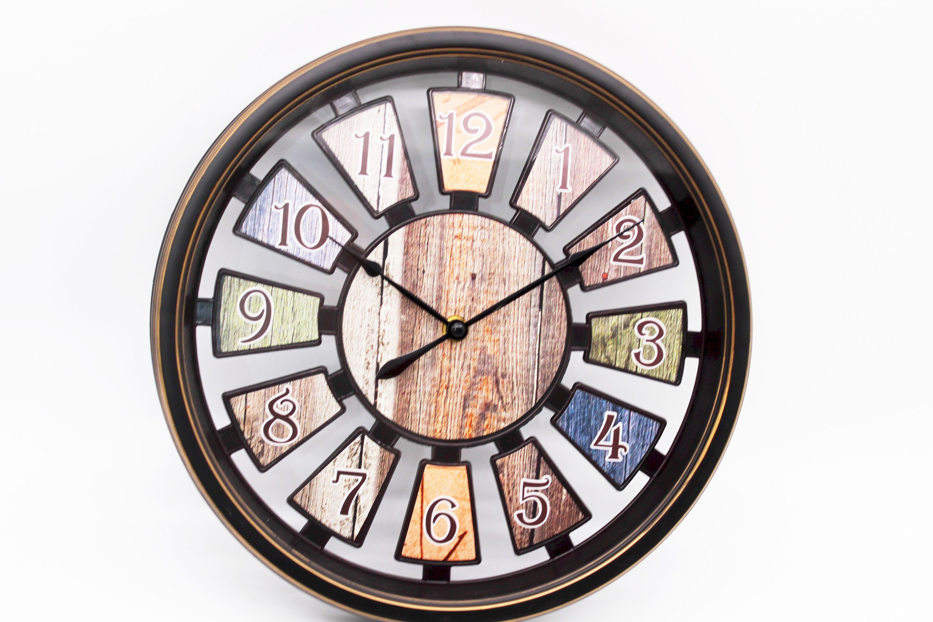 Wanduhr Schwarz Klein Rund Home Office Schlafzimmer Küche | Etsy