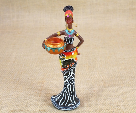 Figurine Femme En Résine - Personnage Civil Contemporain Français - Occasion