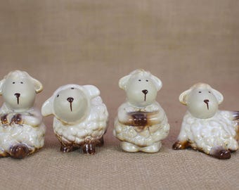 10 pezzi carino pecora ornamento resina micro paesaggio decorazione mini pecore artigianato miniature figurine per la decorazione domestica accessori pecore  15