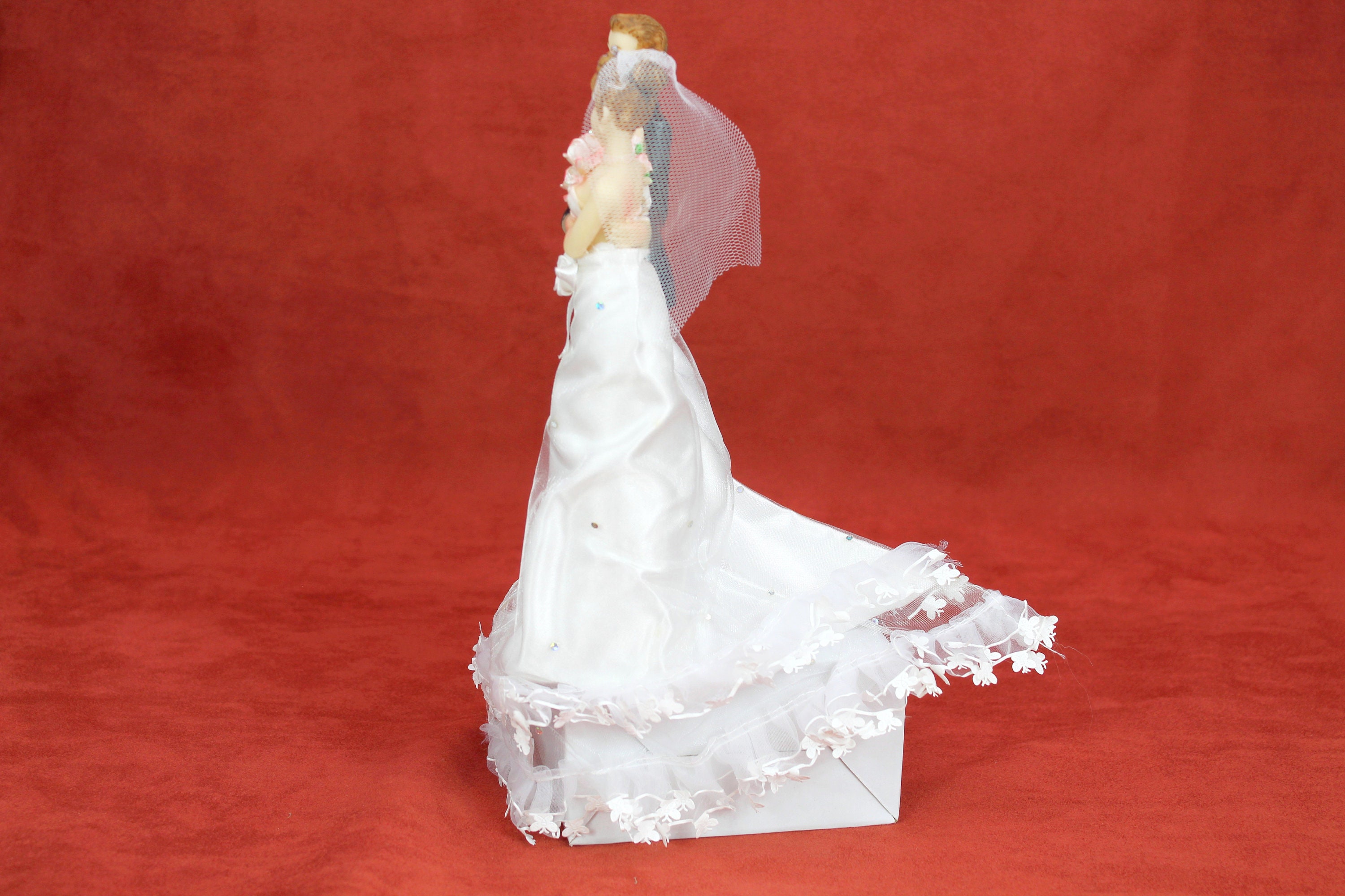 Bride And Groom Pair Figurines Handmade And Hand Painted For Etsy