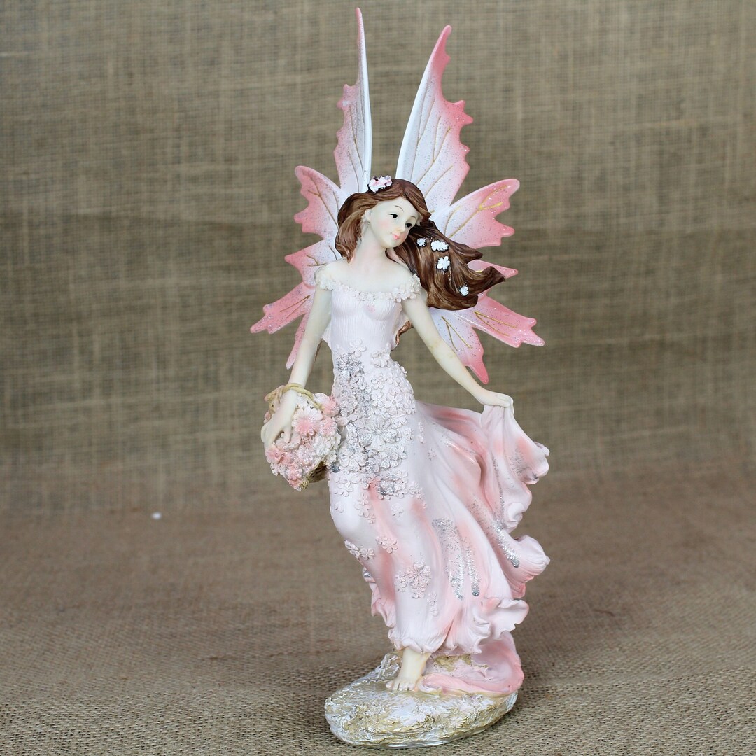 Fairy Fantasy Faerie Statue Angel Wings Decoration Figurinn Tabletop