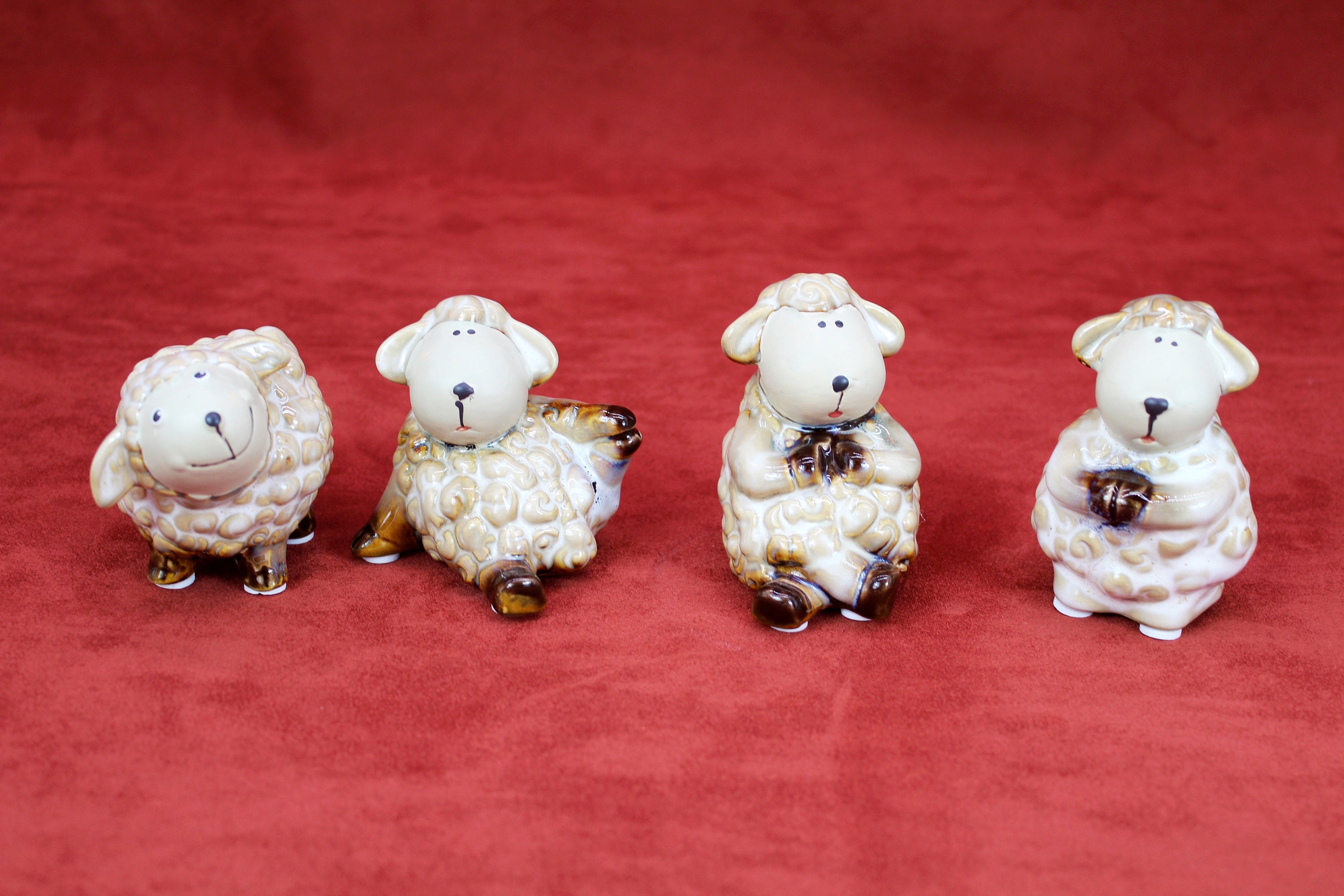 antique sheep figurines