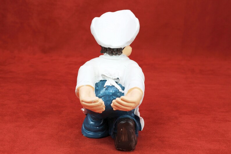 Wine Bottle Holder Chef Figurine Rach Kitchen/Home Decor Bar Etsy