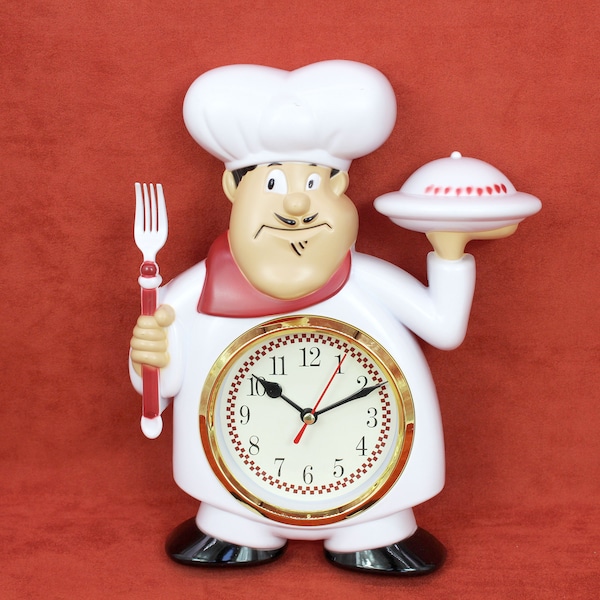 Retro Kitchen Clock Etsy