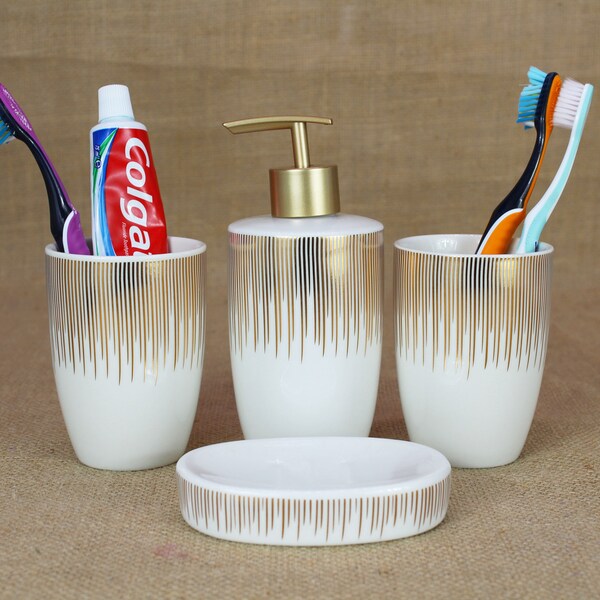 Ceramic Bathroom Accessories - Etsy