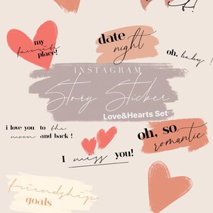 Instagram Story Sticker by laurralucie Love&Hearts