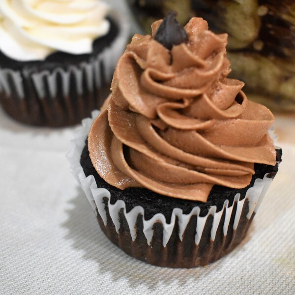 Gourmet Decadent Triple Chocolate Cupcake 1/2 Dozen